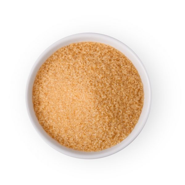 Photo showing granulated brown sugar