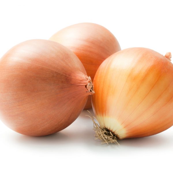 Photo showing brown onions