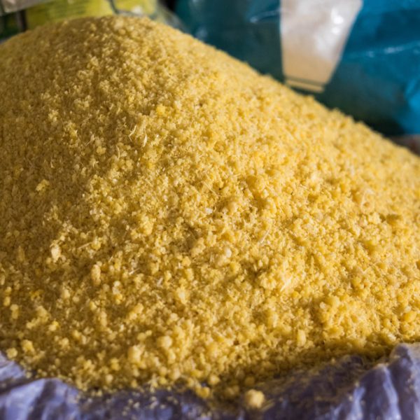 Photo showing yellow garri