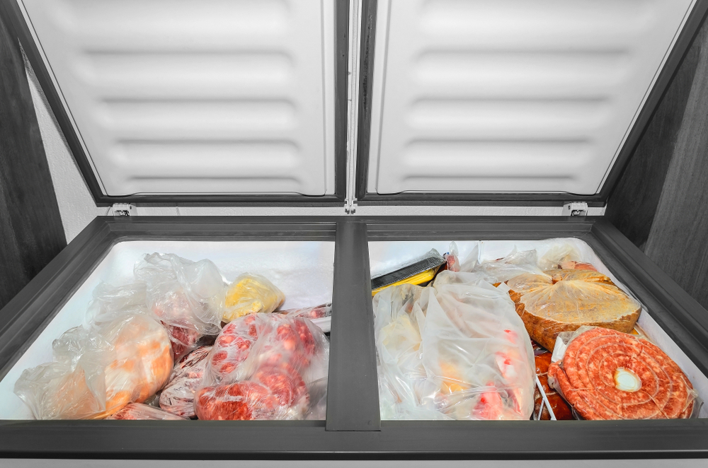 Photo showing deep freezer