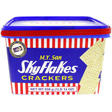 Photo showing skyflakes crackers