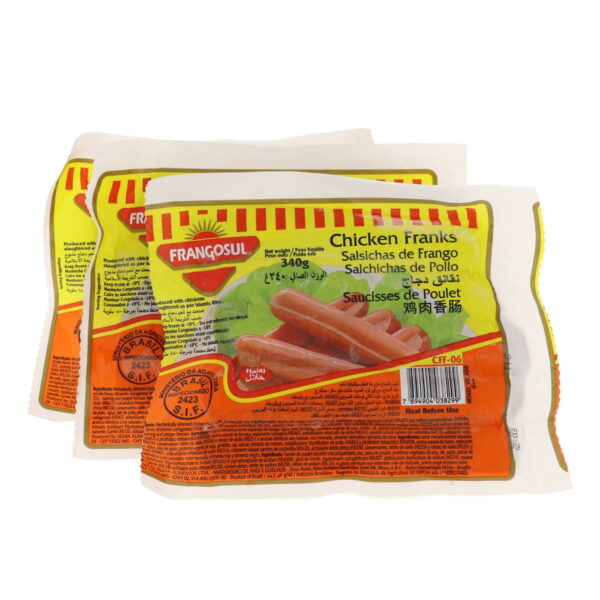 Photo showing chicken franks
