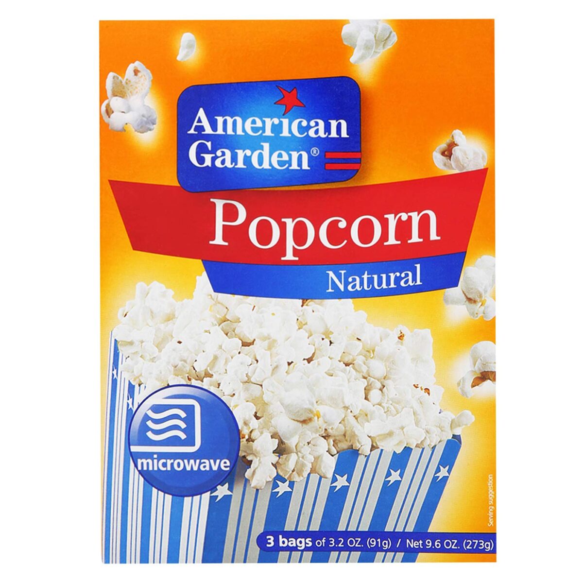 American Garden Microwave Popcorn Natural