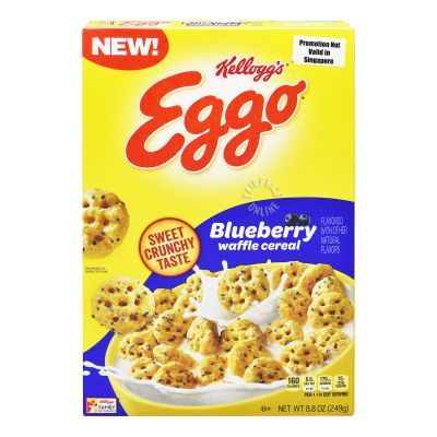 Kellogg's Eggo Blueberry Waffle Cereal 249 g
