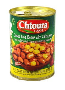 Chtoura Cooked Fava & Chick Peas 400 g