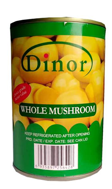 Dinor whole mushrooms