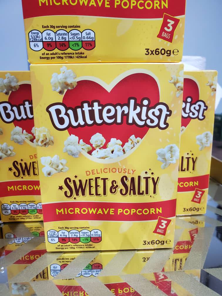Butterkist sweet & salty 60G (3PACKS)