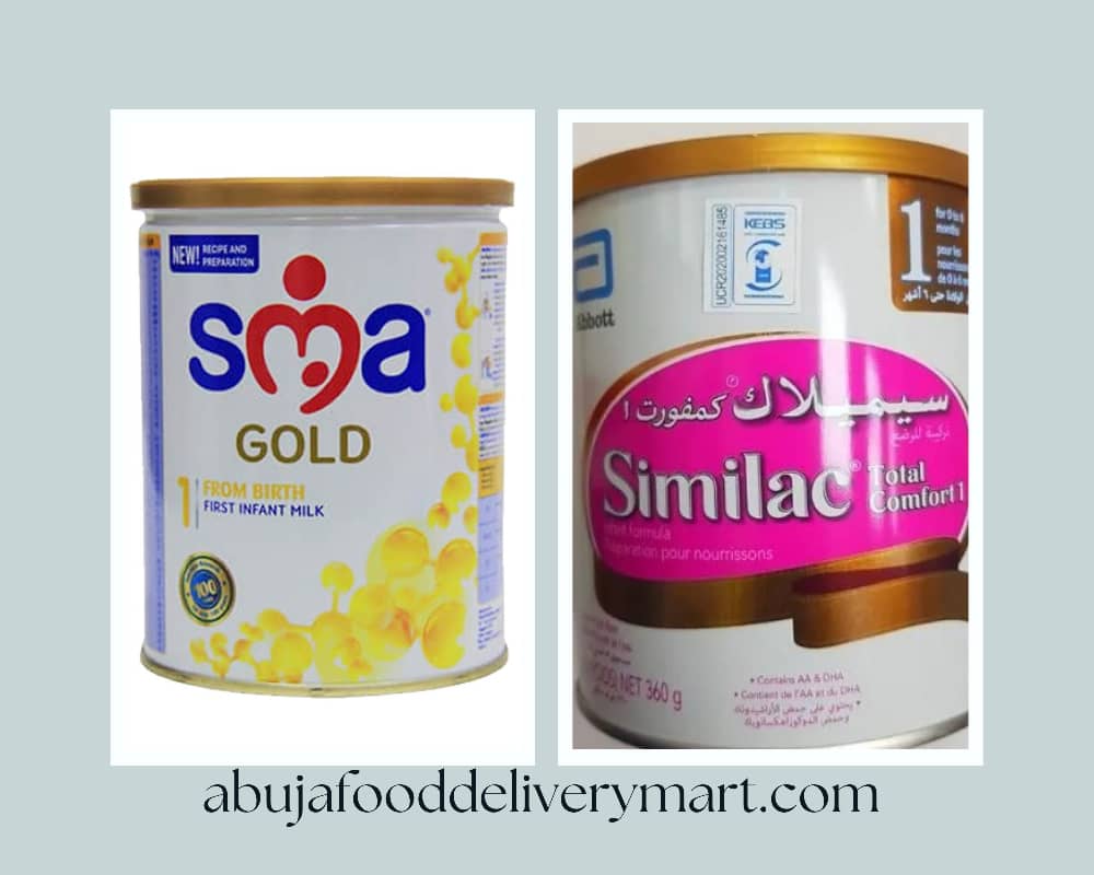 Similac 1 vs SMA Gold 1