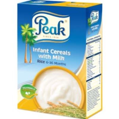 Peak Rice Infant Cereals With Milk 6-36 Months 250 g