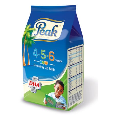 Peak 456 Growing Up Milk 4-6 Years Sachet 380 g