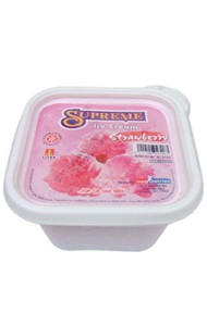 Supreme Ice Cream Vanilla & Strawberry 500 ml