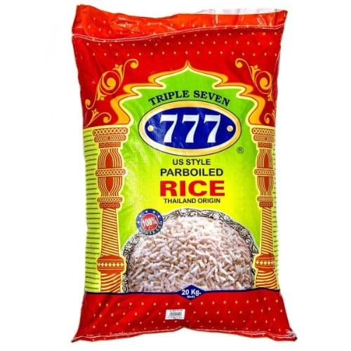US Style Parboiled Rice 20kg