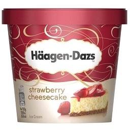 Haagen-Dazs Ice Cream Strawberry Cheesecake 100 ml