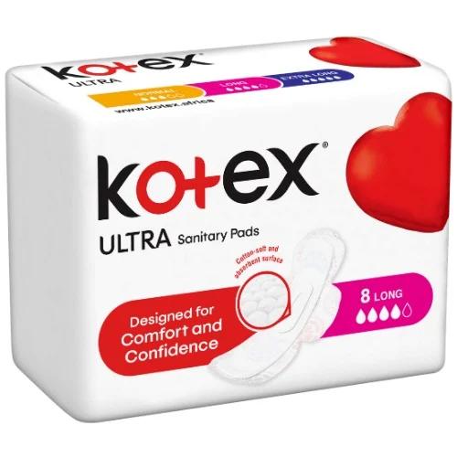 Kotex Ultra Sanitary Pads Long x8 - Abuja Food Delivery Mart