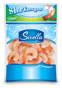 Sirella Large Shrimps Tail On 400 g