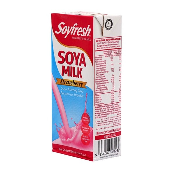 SOYFRESH SOYA MILK Strawberry – 1Litres
