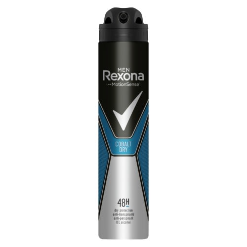 Rexona Cobalt Dry Body Spray Deodorant Aerosol 200ml