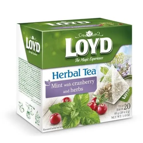 Loyd Herbal Tea With Mint And Cranberry Herbs