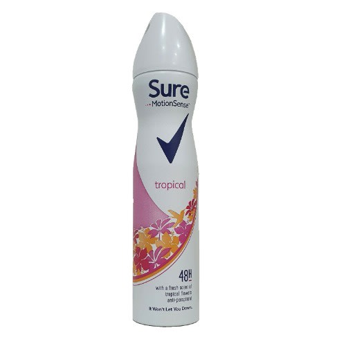 Sure Tropical 48h Deodorant Spray - 200ml