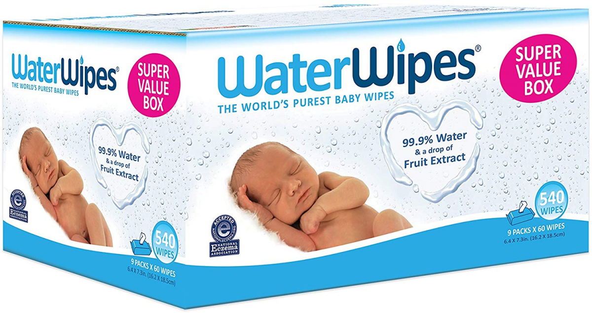 WaterWipes Sensitive Baby Wipes, Unscented, 720Count