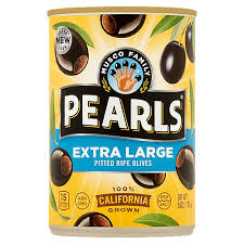 Musco Pearl Extra Large Pitted Olives 710g