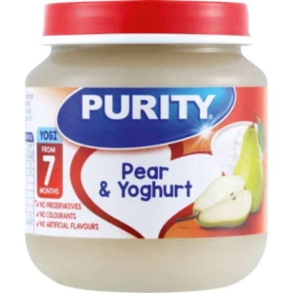 Purity pear & yoghurt 125ml