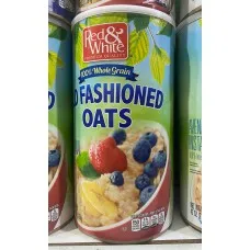 RED AND WHITE old fashioned OATS