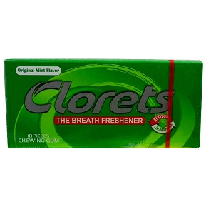 Clorets Chewing Gum Original Mint x10